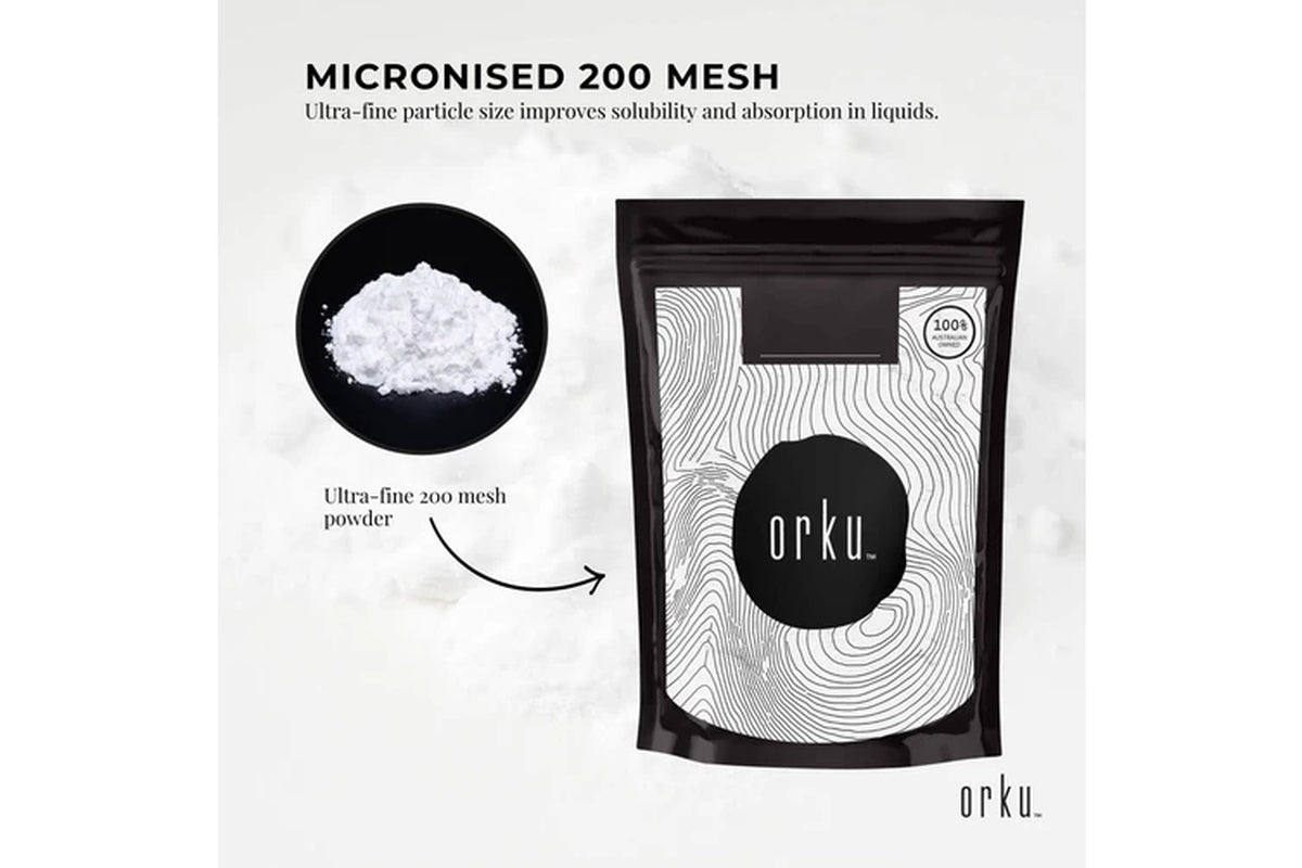 Creatine Monohydrate Powder - 200 Mesh Micronised | 99.9% Purity