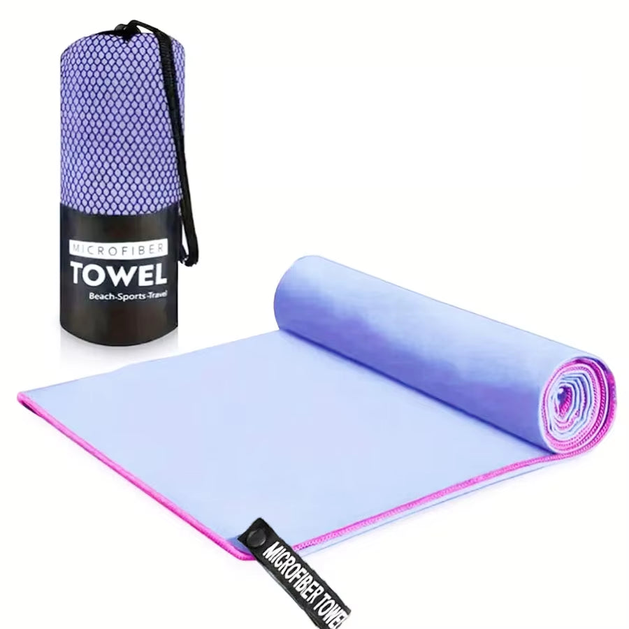 Quick-Drying Sports Towel Swimming Gym Fitness Fast Absorbent Towels Camping Running Swimming Beach Washcloth Towels