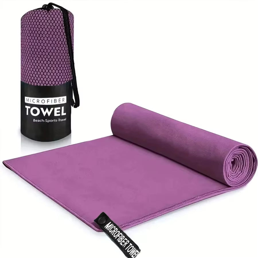 Quick-Drying Sports Towel Swimming Gym Fitness Fast Absorbent Towels Camping Running Swimming Beach Washcloth Towels