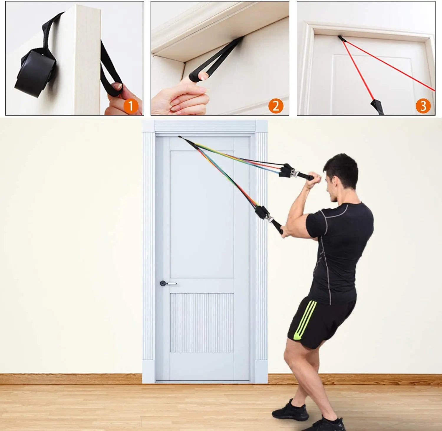 FlexForce Resistance Band Set — Full Body Workout Kit