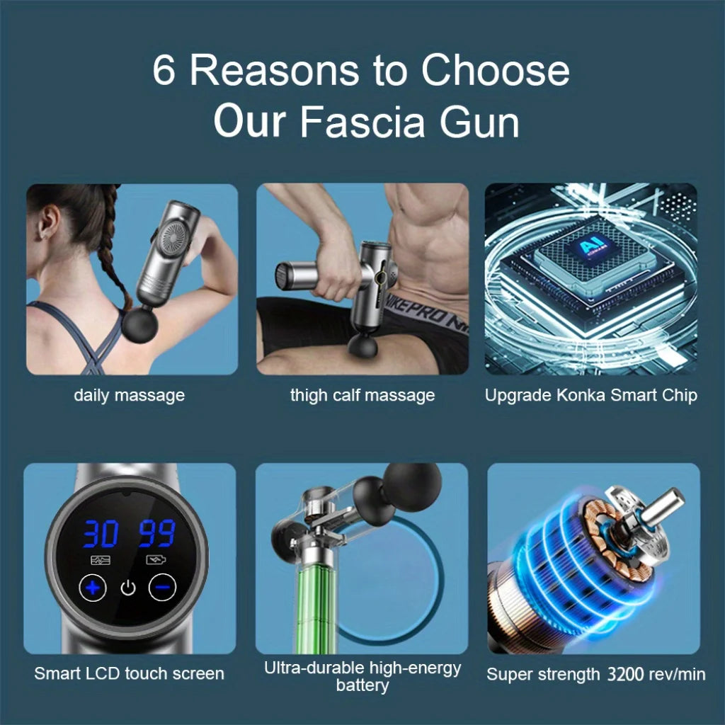 ProPulse Deep Tissue Massage Gun — 99 Speed Levels