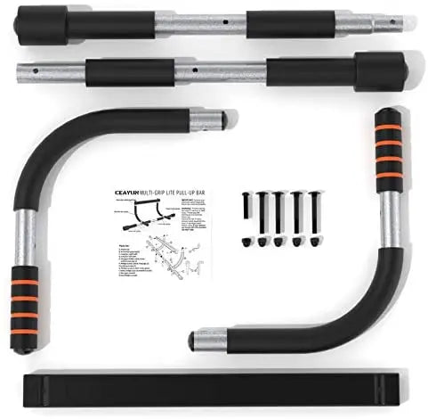 IronHang Doorframe Pull-Up Bar — Stainless Steel, No Screws