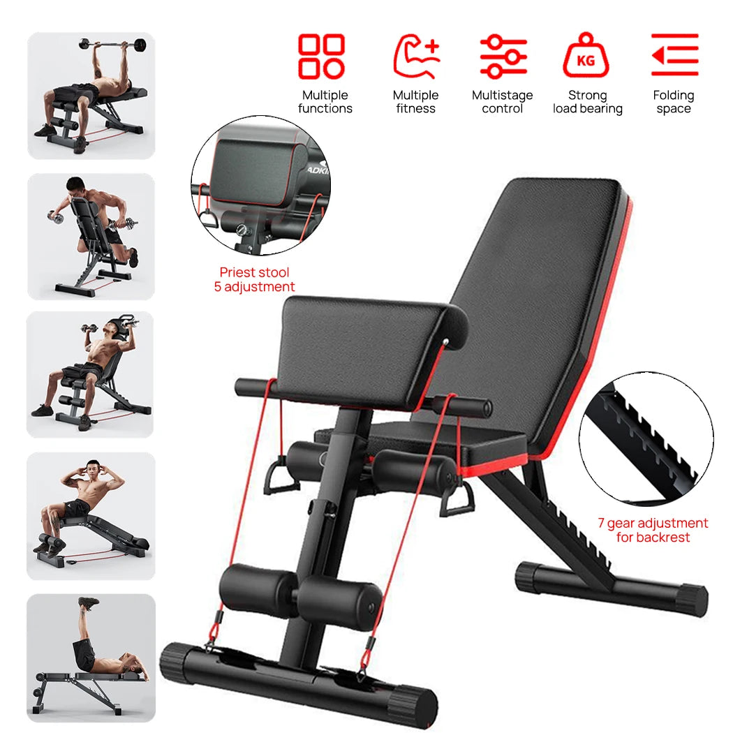 IronRack Adjustable Squat Rack & Bench Press Station