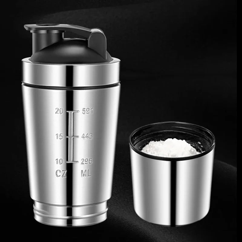 StormShaker Stainless Steel Protein Shaker — Insulated