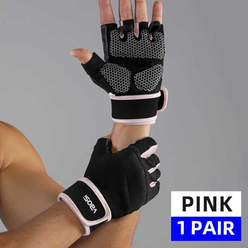 GripForce Gym Gloves — Breathable with Wrist Support