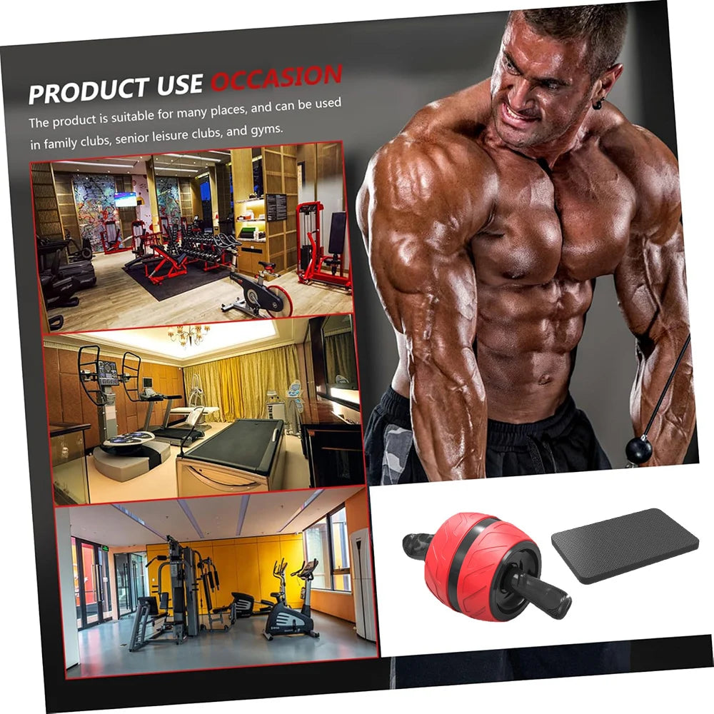 CoreForce Rebound Ab Roller Wheel with Knee Mat