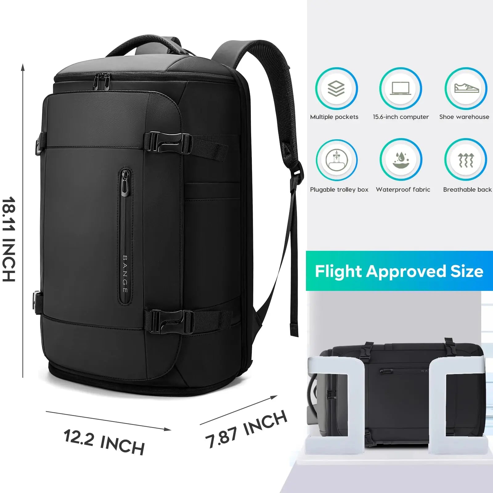 VaultPack Gym Backpack — Wet/Dry with Laptop Sleeve