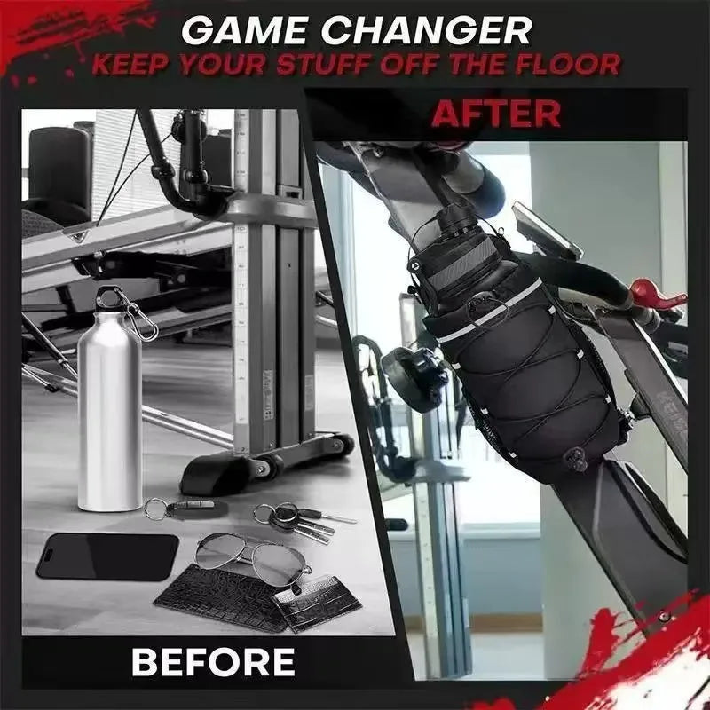 MagLock Magnetic Gym Water Bottle Sling Bag