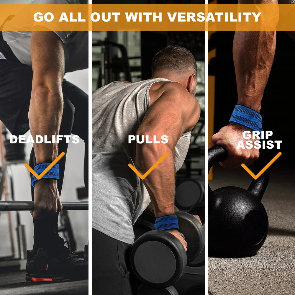 TitanWrap Lifting Wrist Straps — Heavy Duty Pair