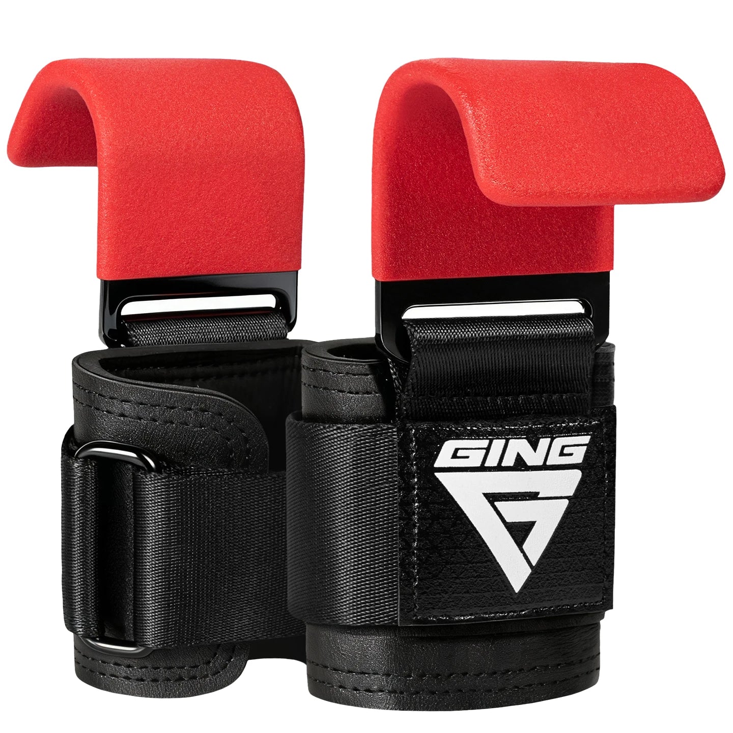 IronHook Lifting Hooks — Wrist Strap Grip Assist
