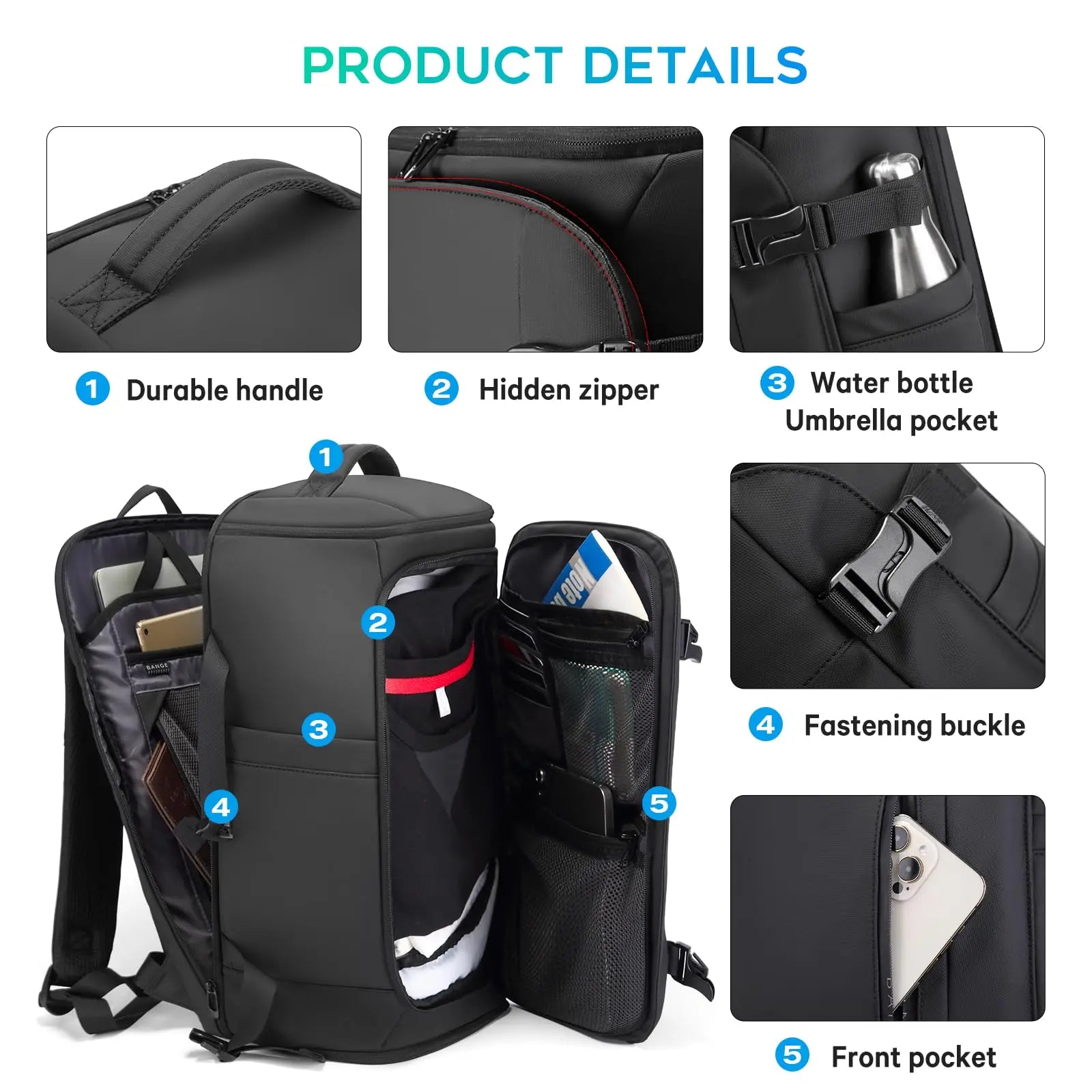 VaultPack Gym Backpack — Wet/Dry with Laptop Sleeve