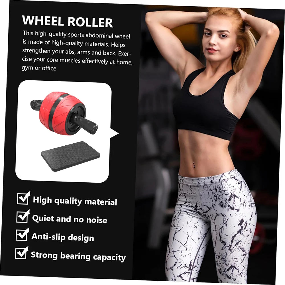CoreForce Rebound Ab Roller Wheel with Knee Mat
