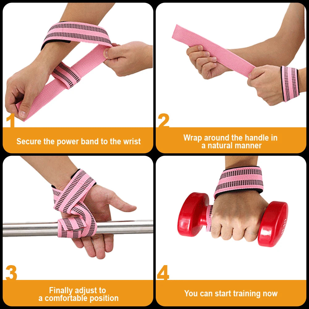 TitanWrap Lifting Wrist Straps — Heavy Duty Pair