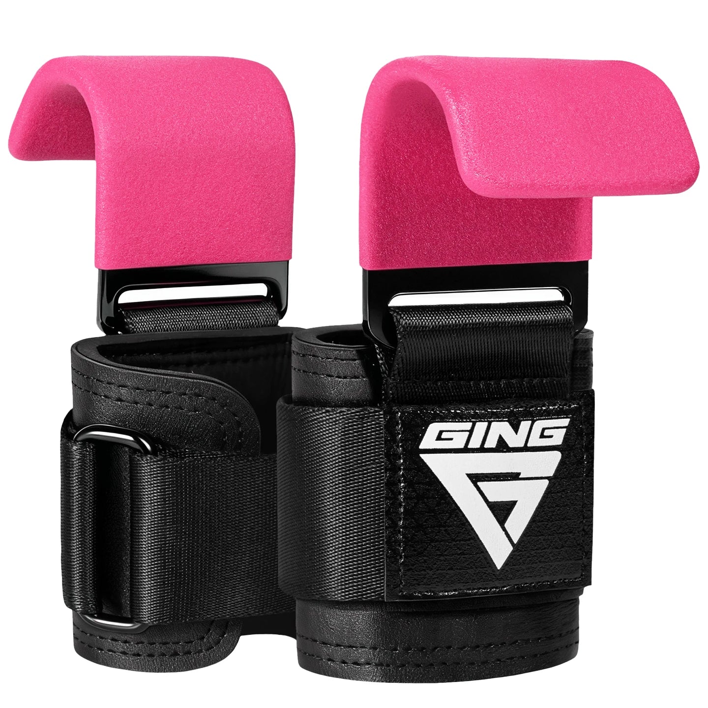 IronHook Lifting Hooks — Wrist Strap Grip Assist