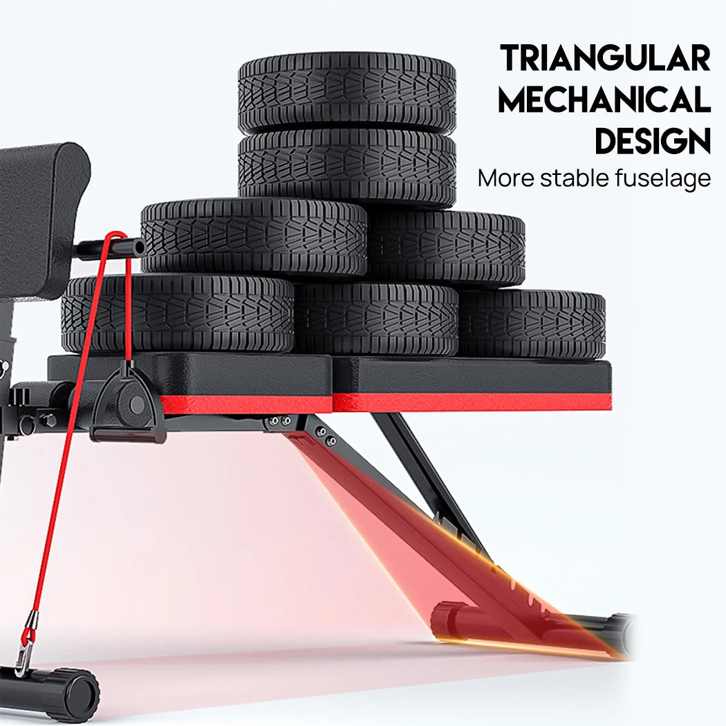 IronRack Adjustable Squat Rack & Bench Press Station