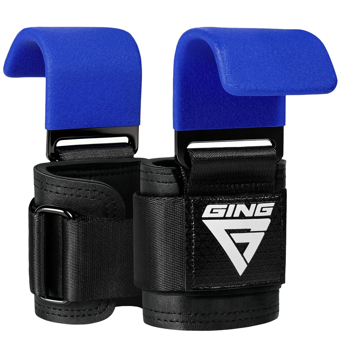 IronHook Lifting Hooks — Wrist Strap Grip Assist