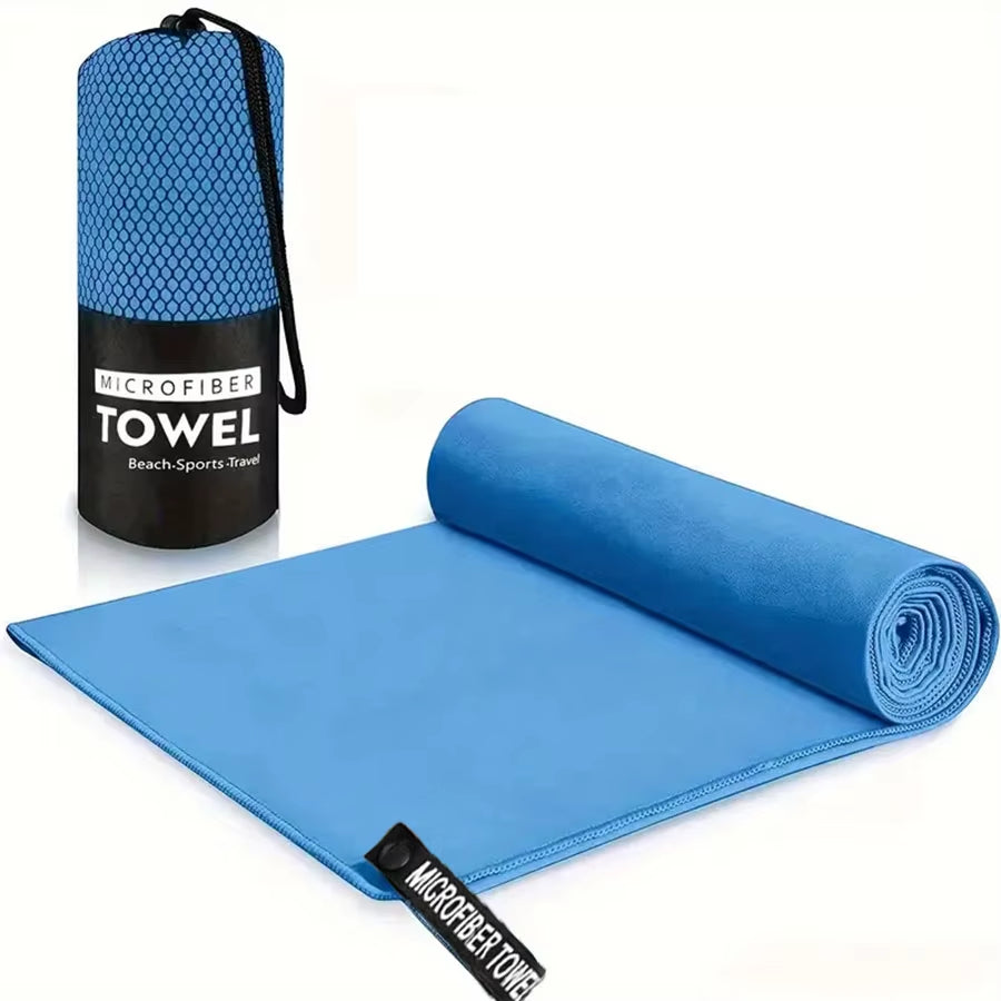 Quick-Drying Sports Towel Swimming Gym Fitness Fast Absorbent Towels Camping Running Swimming Beach Washcloth Towels