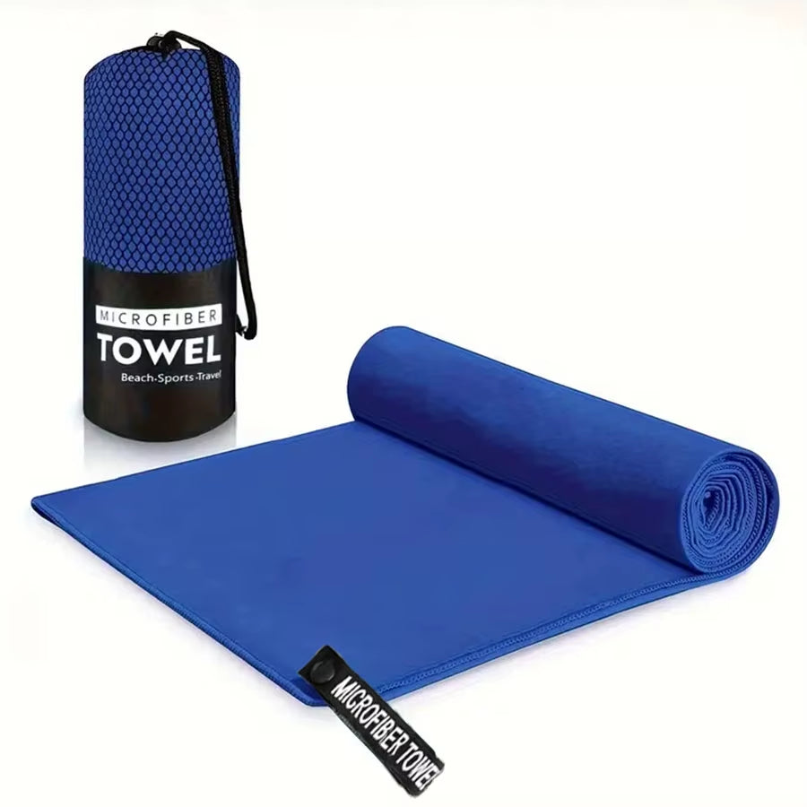 Quick-Drying Sports Towel Swimming Gym Fitness Fast Absorbent Towels Camping Running Swimming Beach Washcloth Towels