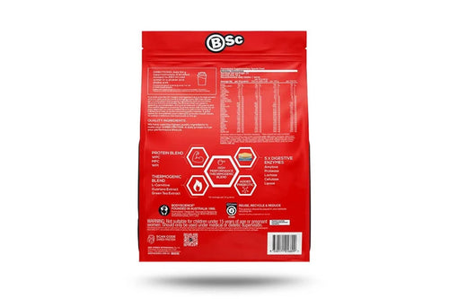 Bsc High Protein Shred Powder Post Workout 23 Serves 800G Chocolate