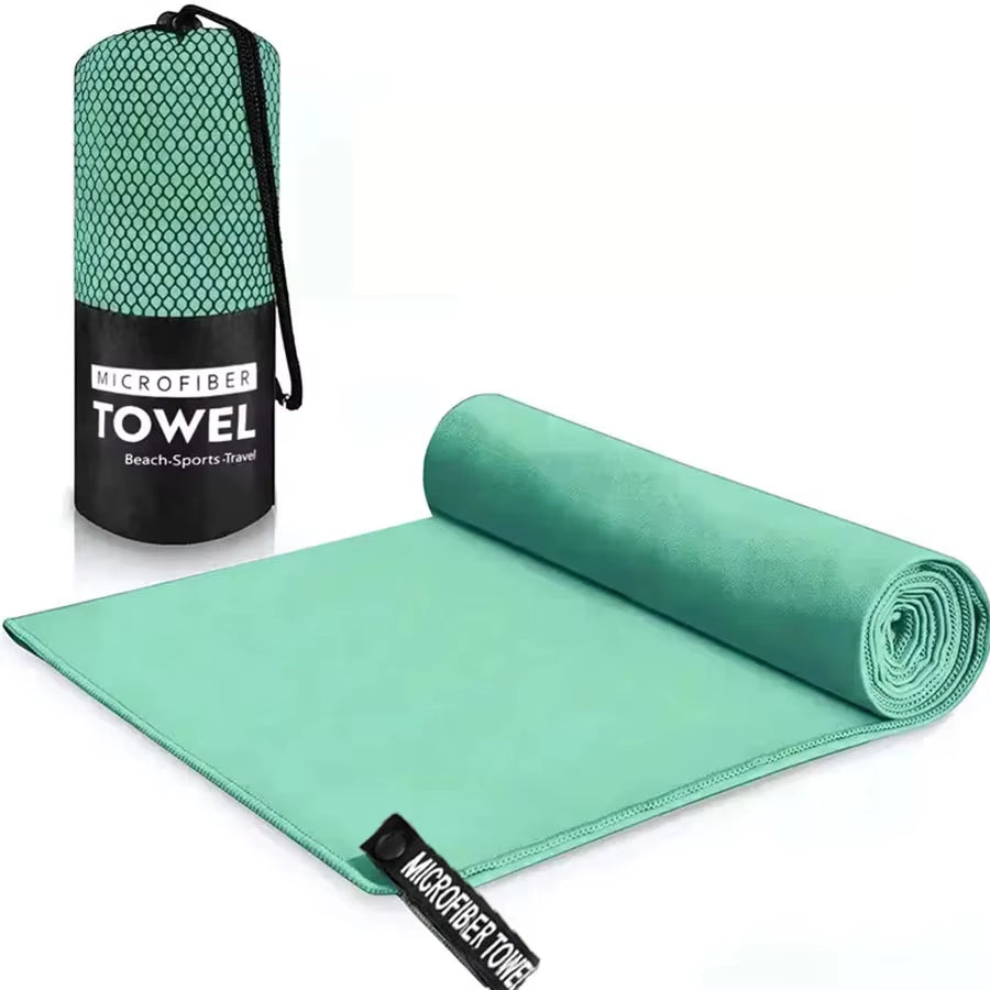 Quick-Drying Sports Towel Swimming Gym Fitness Fast Absorbent Towels Camping Running Swimming Beach Washcloth Towels